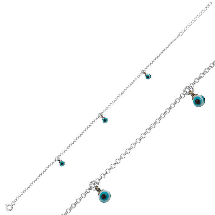 Sterling Silver 925 Anklet for Women